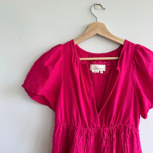 Anthropologie Somerset Mini Dress Pink XXSP - Picture 6 of 10